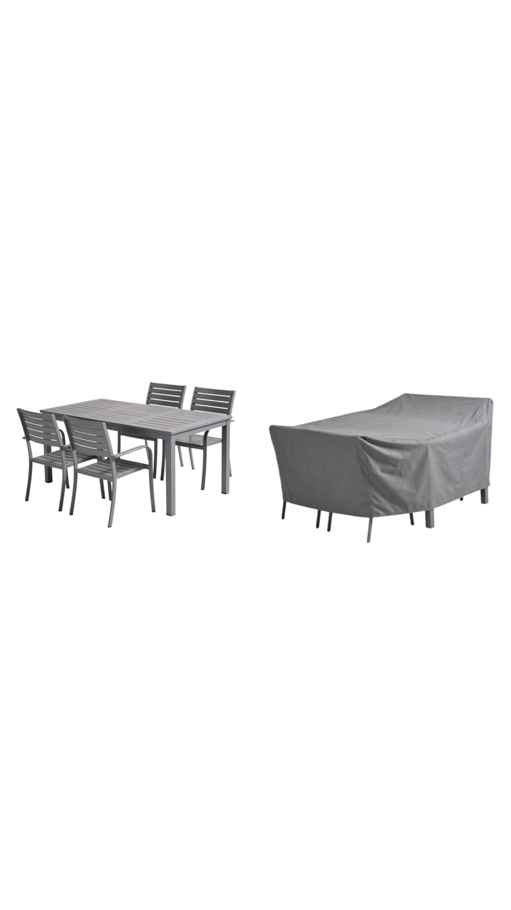 Funda a medida para mesa con sillas