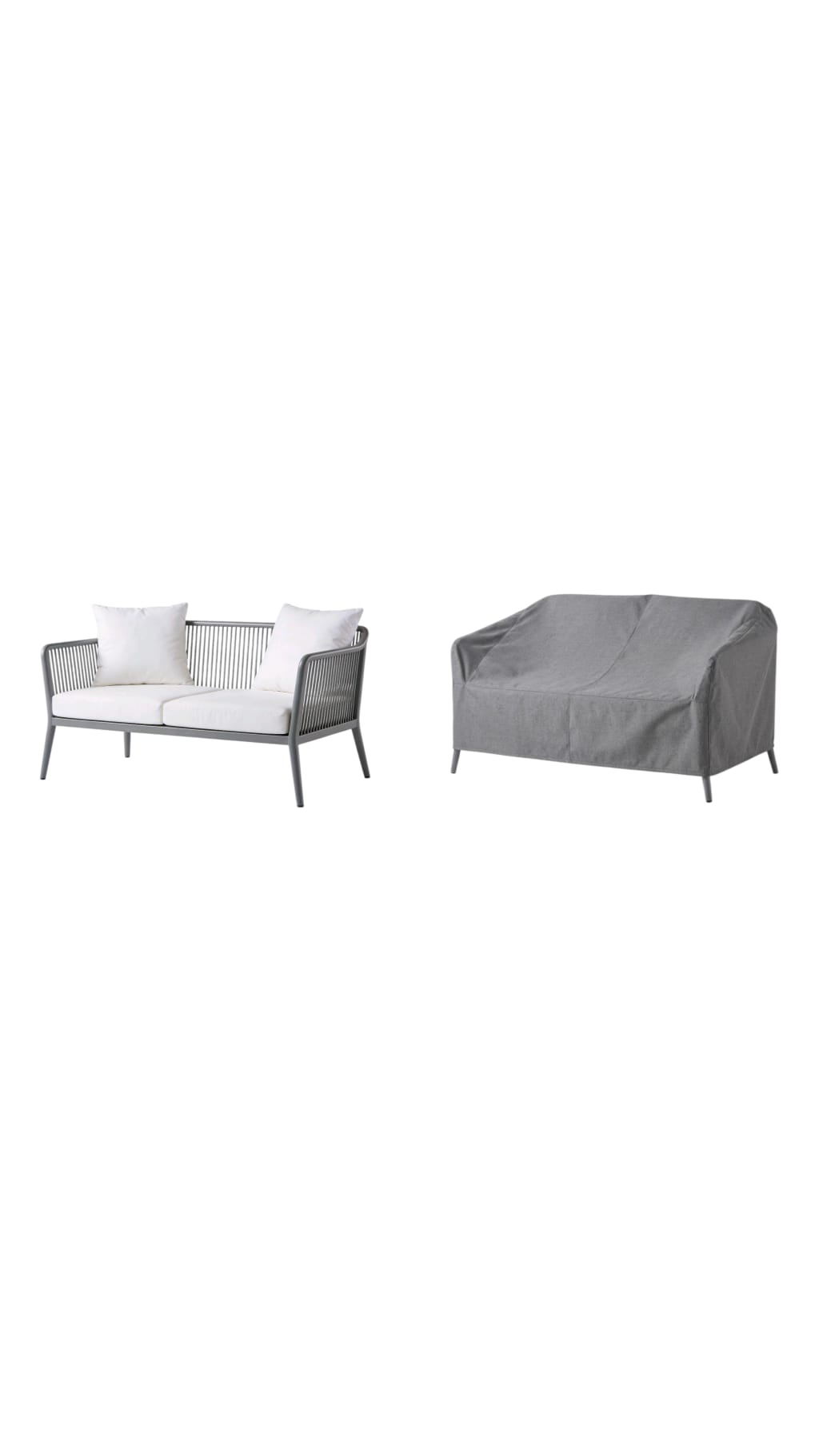 Funda a medida para sillón de 2 cuerpos impermeable