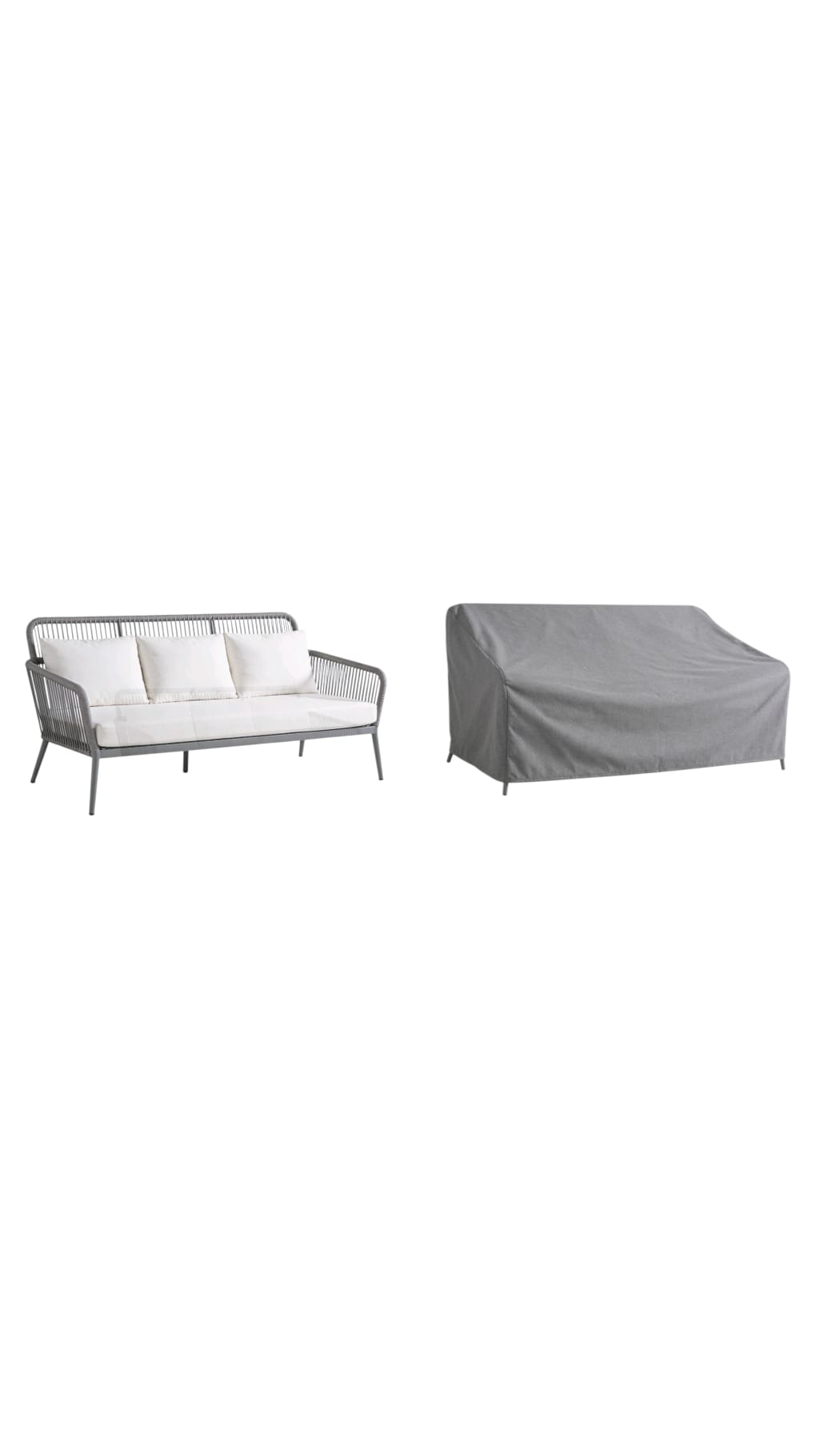 Funda a medida para sillón de 3 cuerpos en lona premium