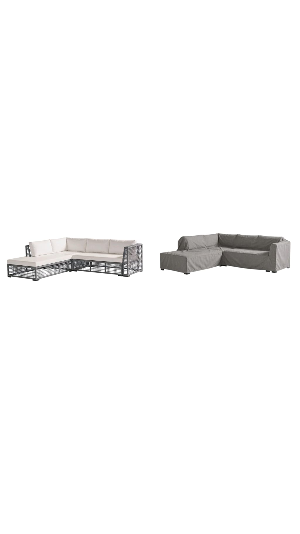 Funda para sillón en L con ajuste perfecto